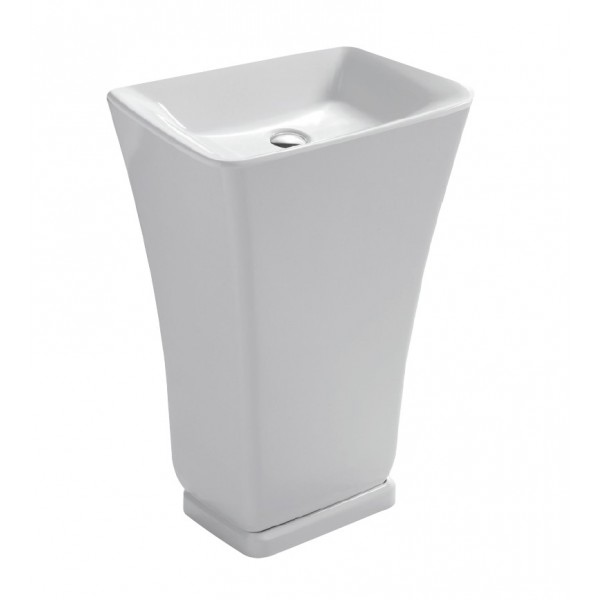 Свободностояща Монолитна Мивка със Задно Оттичане 60х40см. VANITY BASINS
